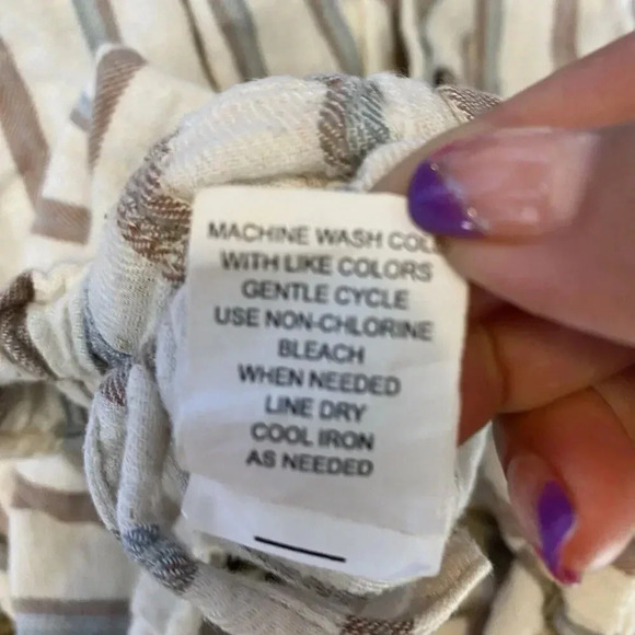 Spiaggia Dolce Lady S Decorative Buttonside Casual Beach Pull On Pants Wide Leg - Picture 6 of 16